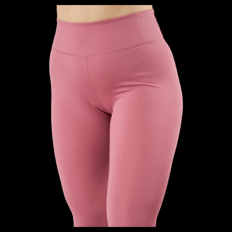 Nike Dri-fit One Women's Mid-r Desert Berry/white Rosa Best