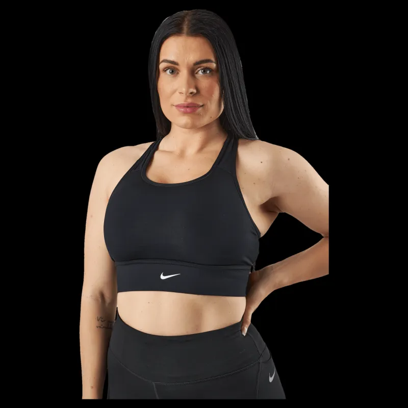 Best Nike Dri-fit Swoosh Women's Me Black/black/white Svart