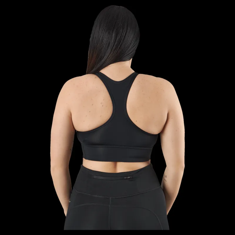 Best Nike Dri-fit Swoosh Women's Me Black/black/white Svart
