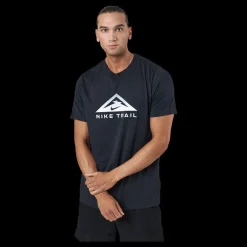 New Nike Dri-fit Trail Running T-s Black Svart