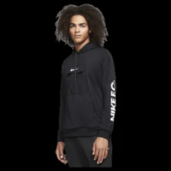 Hot Nike F.C. Pullover Hoodie White/Black Svart