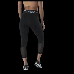 Online Nike Pro 365 Women's Mid-Rise Crop Leggings BLACK/WHITE Svart