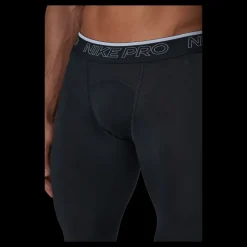 Hot Nike Pro Dri-FIT Men's Tights BLACK/WHITE Svart