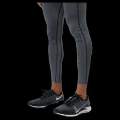 Sale Nike Pro Dri-FIT Men's Tights IRON GREY/BLACK/BLACK Svart