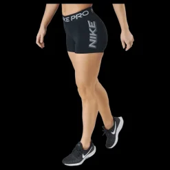 Nike Pro Dri-fit Women's 3" Gr Black/black/white Svart
