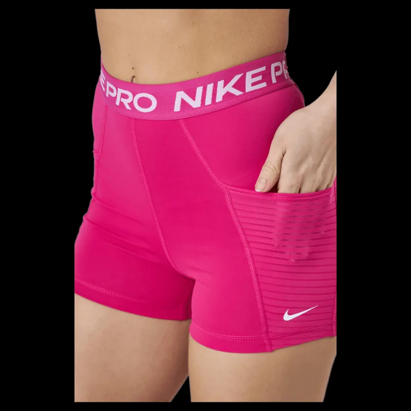 Nike Pro Dri-fit Women's 3" Hi Active Pink/white Rosa Sale