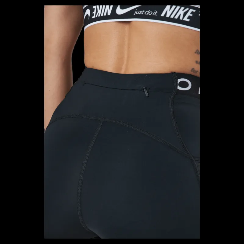 Online Nike Pro Dri-fit Women's 3" Hi Black/white Svart