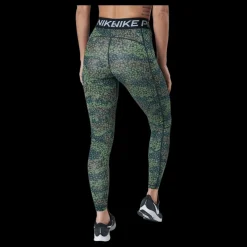 Nike Pro Dri-fit Women's Print Treeline/black/white Flerfärgad