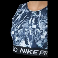 Nike Pro Dri-fit Women's Print Black/black Svart
