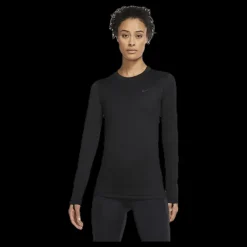Best Nike Pro Therma Crew Black/Grey Svart