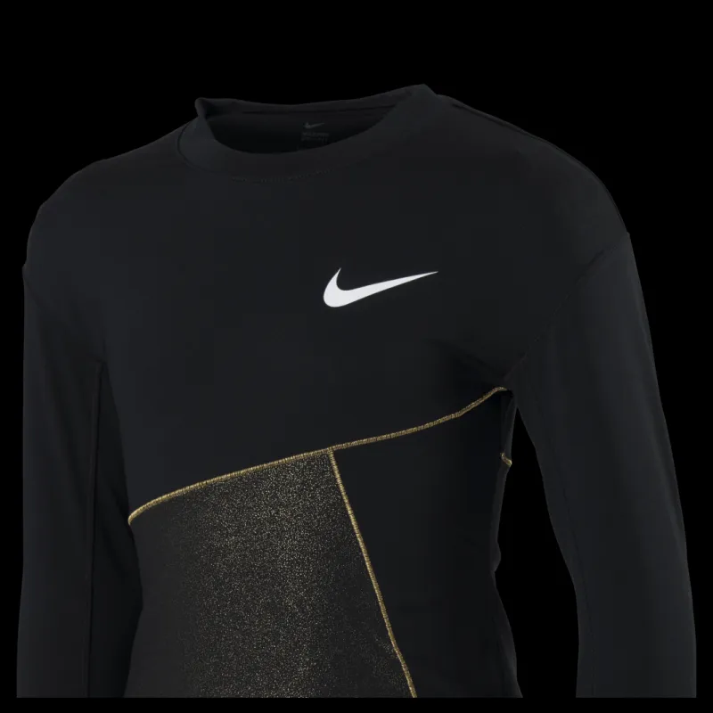 Online Nike Pro Warm Shine Junior Black Svart