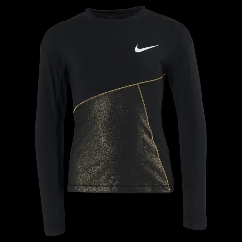 Online Nike Pro Warm Shine Junior Black Svart