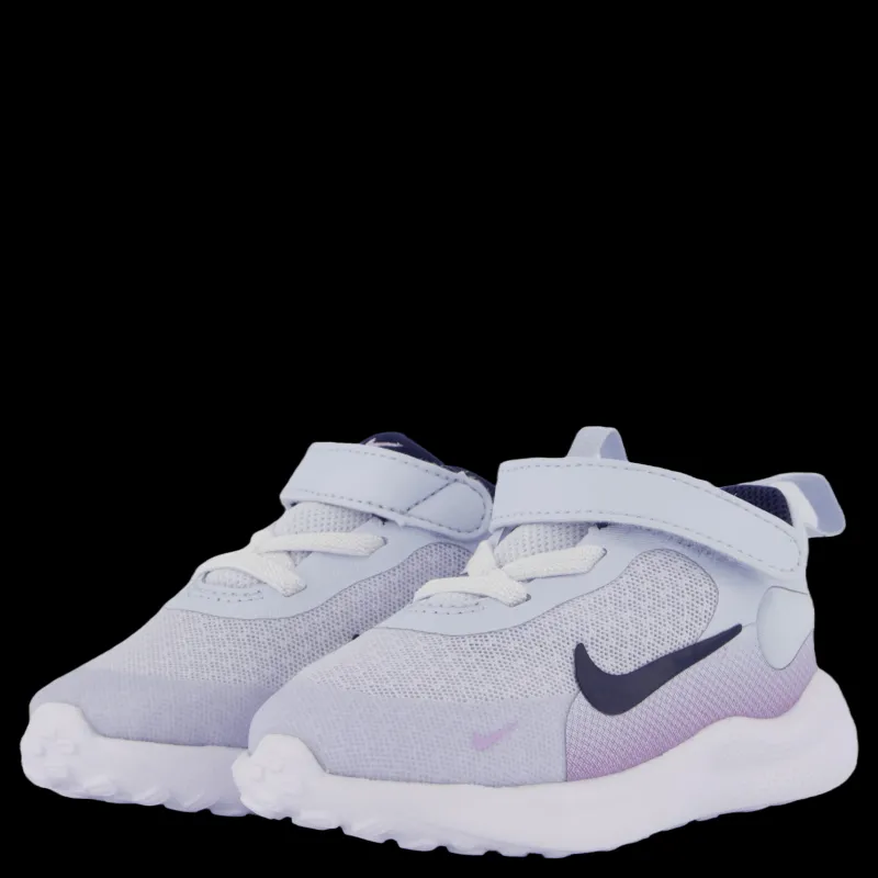 Sale Nike Revolution 7 Baby/toddler Football Grey/midnight Navy-li Blå och Grå