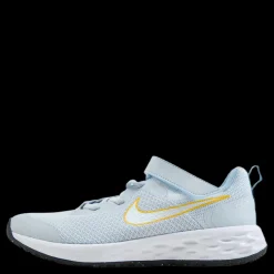Best Nike Revolution 6 Little Kids' Aura/multi-color-worn Blue Blå