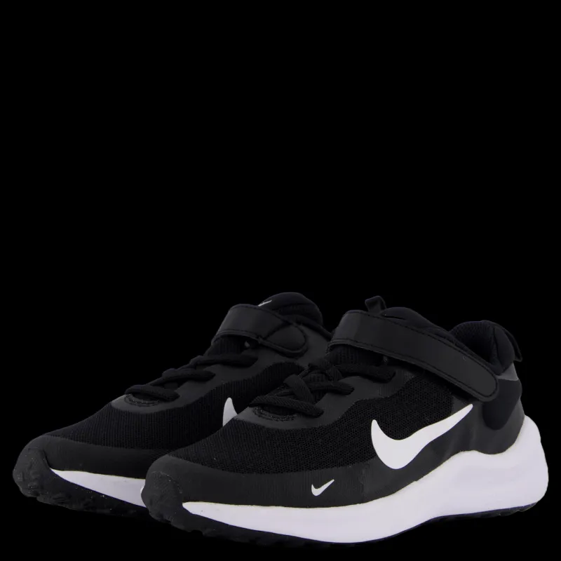 Nike Revolution 7 (psv) Black/white-white Svart