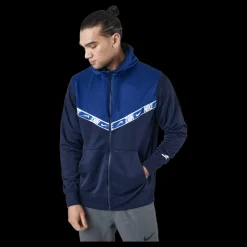 Nike Sportswear Men's Full-zip Blackened Blue/deep Royal Blue Blå