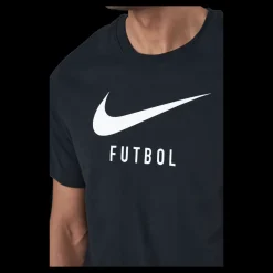 Nike Swoosh Men's Soccer T-shi Black/white Svart Hot