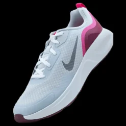 Nike Wearallday Big Kids' Shoe Pure Platinum/smoke Grey-pink Blå Sale