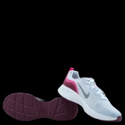 Nike Wearallday Big Kids' Shoe Pure Platinum/smoke Grey-pink Blå Sale