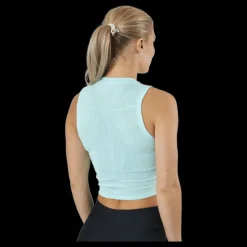 Nike Yoga Dri-fit Women's Tank Mint Foam/grey Fog Blå Outlet