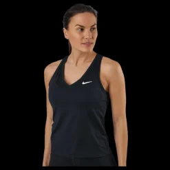 Nike Court Victory Women's Tennis Tank BLACK/WHITE Svart New