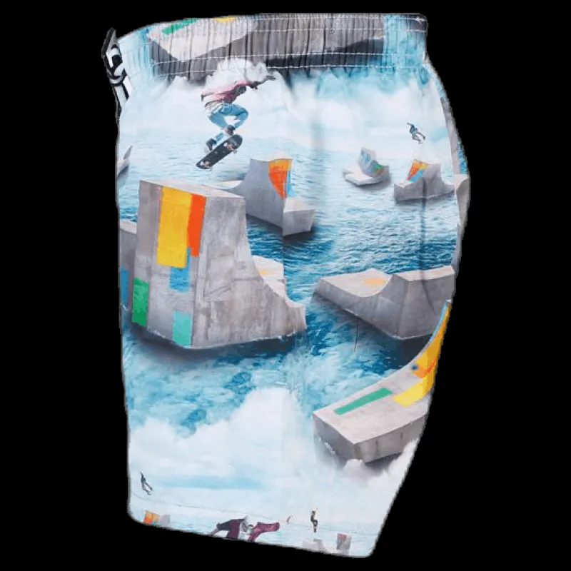 Discount Molo Niko Swim Shorts Blue Blå