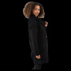 Hot Only Nina Celeste Wool Coat Black