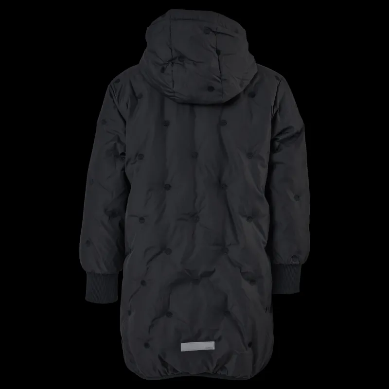 Outlet Name It Nkfmabel Long Down Jacket Black Svart