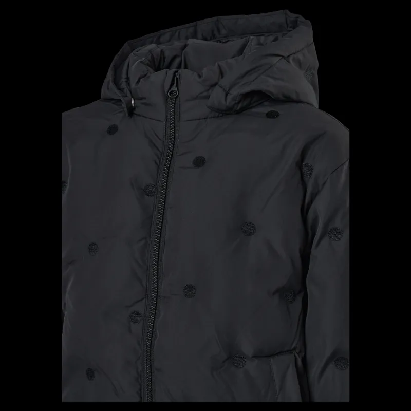 Outlet Name It Nkfmabel Long Down Jacket Black Svart