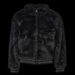 Name It Nkfmanette Faux Fur Bomber Jac Black Svart Clearance