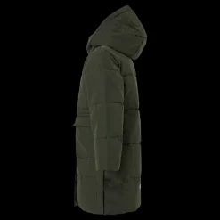 Name It Nkfmary Long Puffer Jacket Rosin Grå Hot
