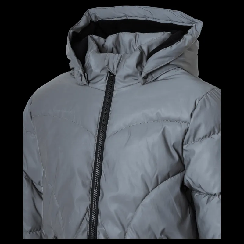 Name It Nkfmaya Reflective Jacket Frost Gray Grå Best