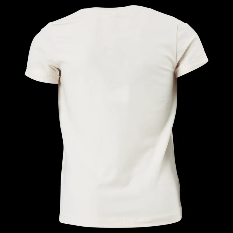 New Name It Nkfmtv Arina Ss Top Bfu Whitecap Gray Vit