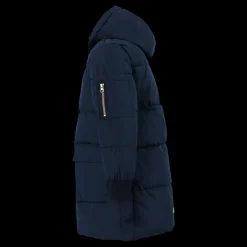 Name It Nkfmuso Long Puffer Jacket Cam Dark Sapphire Blå Outlet