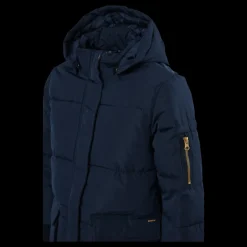 Name It Nkfmuso Long Puffer Jacket Cam Dark Sapphire Blå Outlet