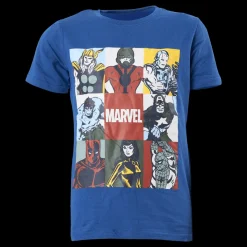 Name It Nkmarthur Marvel Ss Top Mar Nouvean Navy Blå