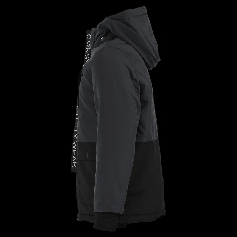 Clearance Name It Nkmmander Parka Jacket Black Svart