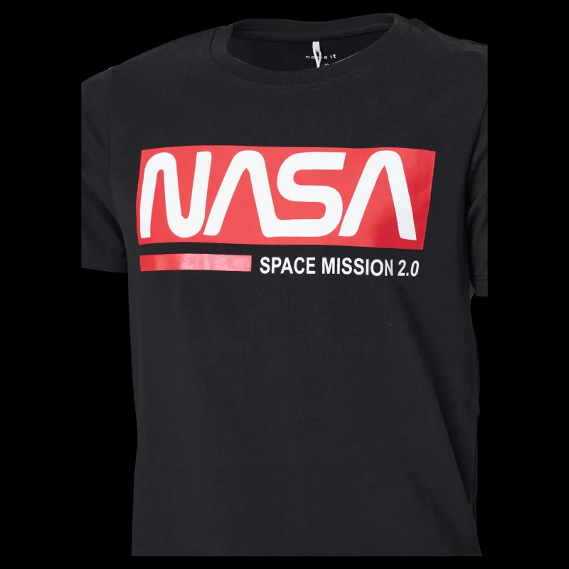 New Name It Nkmnasa Acton Ss Top Box Nas Black Svart
