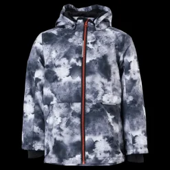 Name It Nkmsnow10 Jacket Sky 4fo Black Flerfärgad Hot