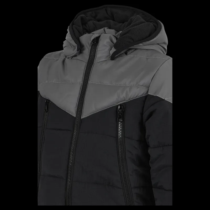 Clearance Name It Nknmelvin Reflective Puffer Ja Black Svart