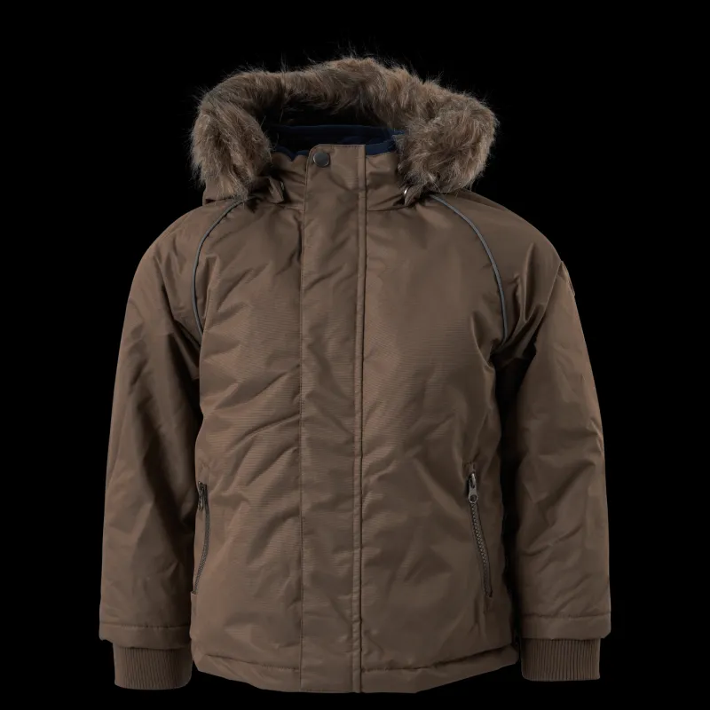 Name It Nmmsnow03 Jacket Lux 2fo Chocolate Chip Brun Sale