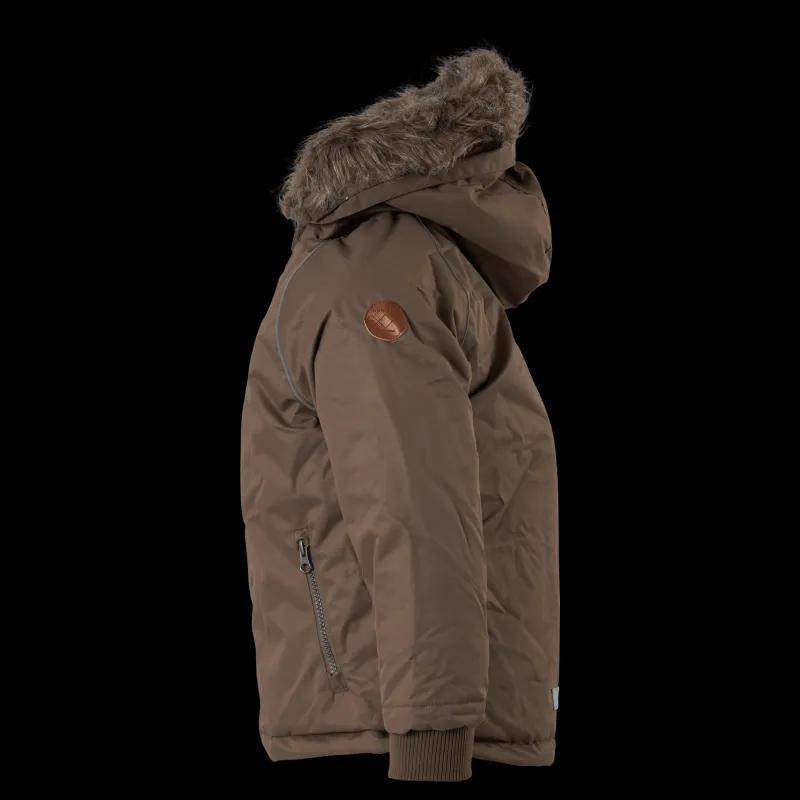 Name It Nmmsnow03 Jacket Lux 2fo Chocolate Chip Brun Sale