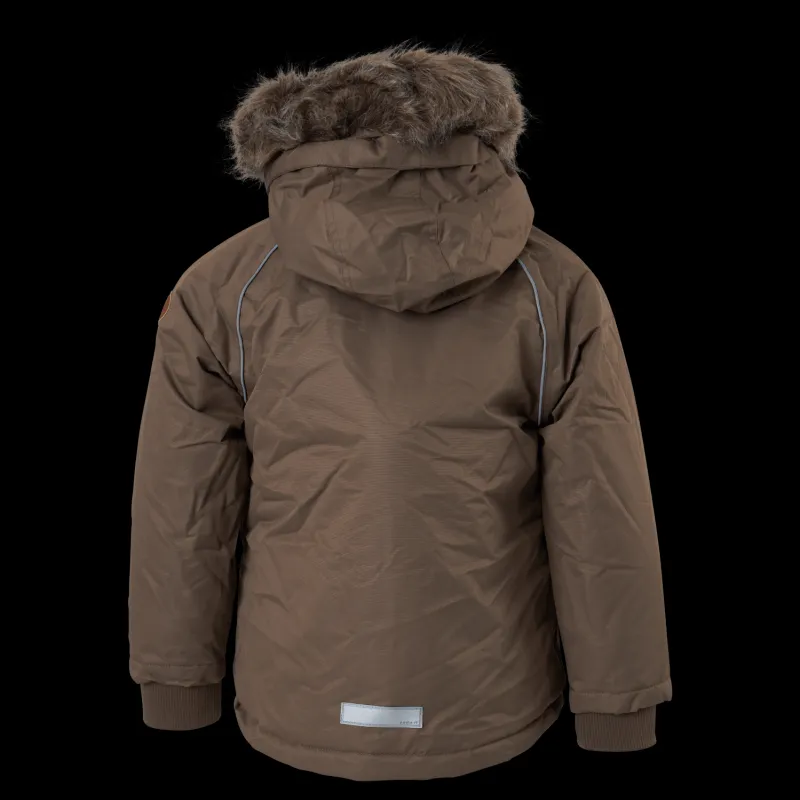 Name It Nmmsnow03 Jacket Lux 2fo Chocolate Chip Brun Sale