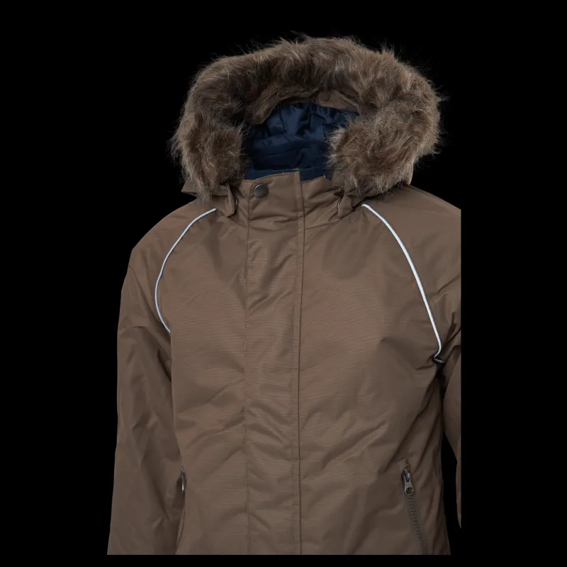 Name It Nmmsnow03 Jacket Lux 2fo Chocolate Chip Brun Sale