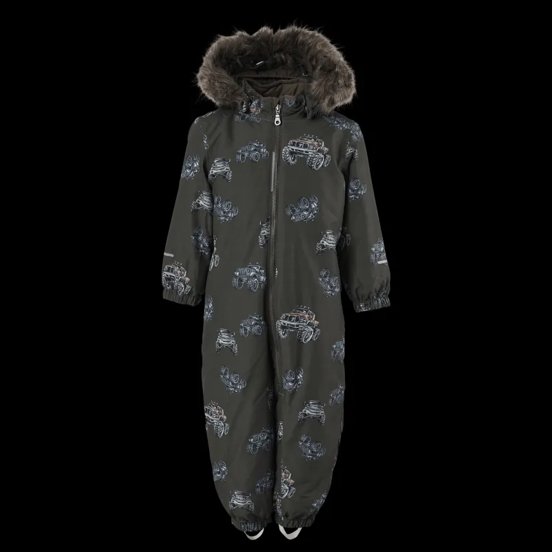 Name It Nmmsnow10 Suit Truck Fo Noos Olive Night Svart Hot