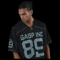 GASP No1 Football tee Black Svart Best