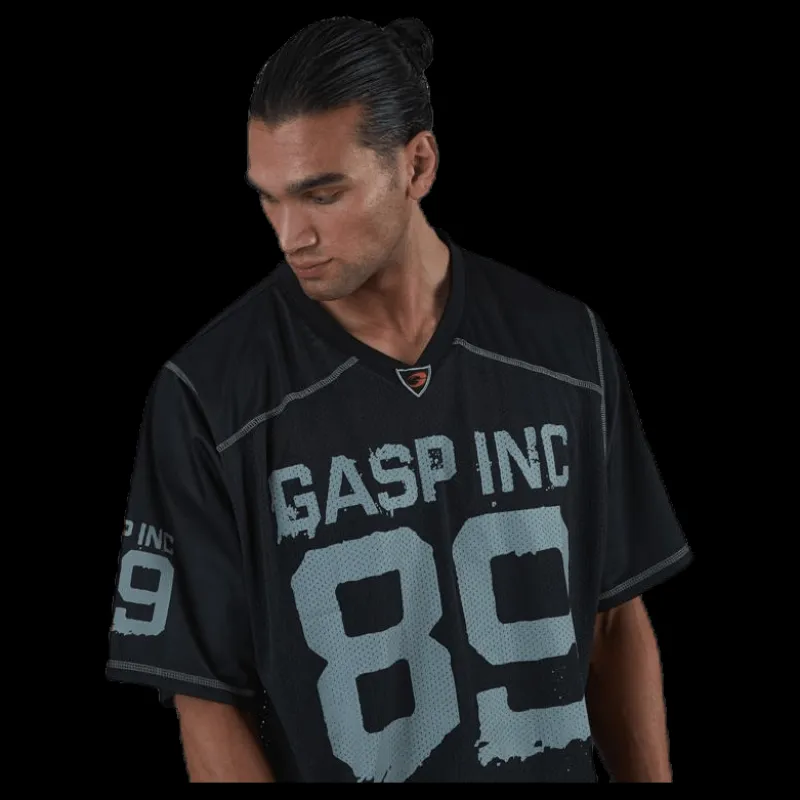 GASP No1 Football tee Black Svart Best