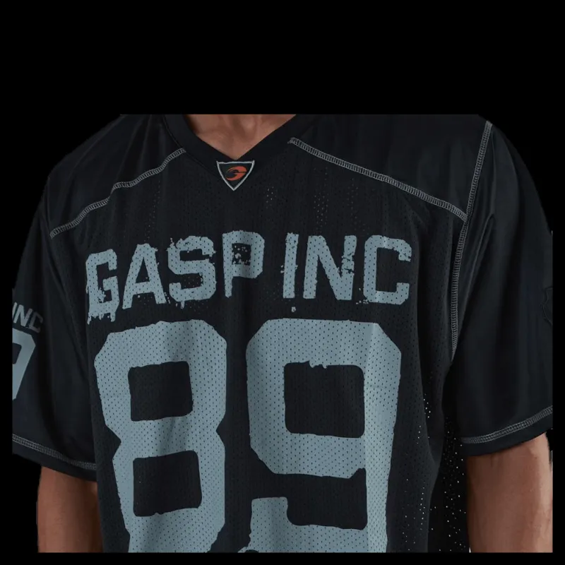 GASP No1 Football tee Black Svart Best