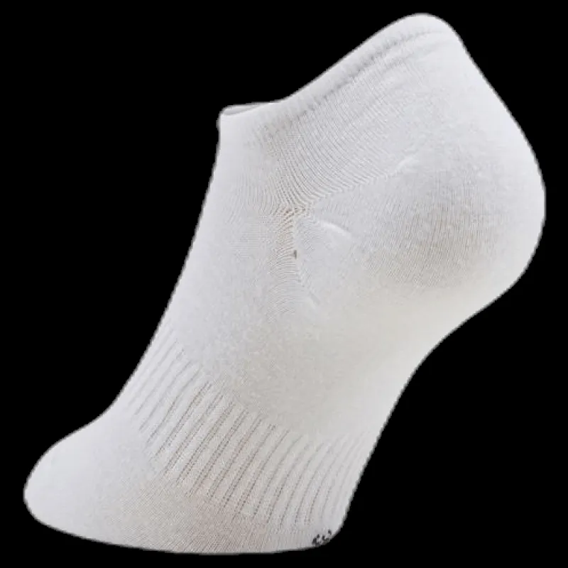Norfolk No Show Socks - Leo 2-Pack White Vit Outlet