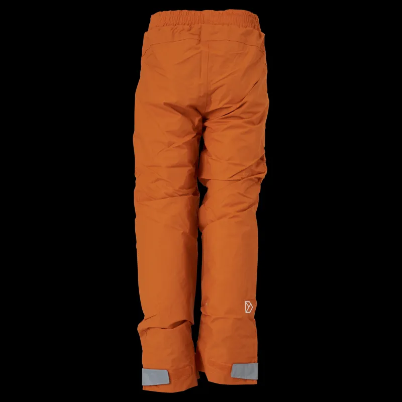 Didriksons Nobi Kids Pants 6 Burnt Glow Orange Discount